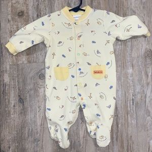 John Lennon “Imagine” footed onesie